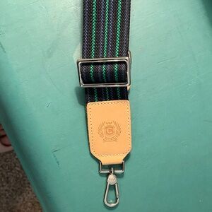 Consuela Black and Green Bag Strap